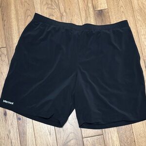 Marmot Men's Athletic Black water Shorts